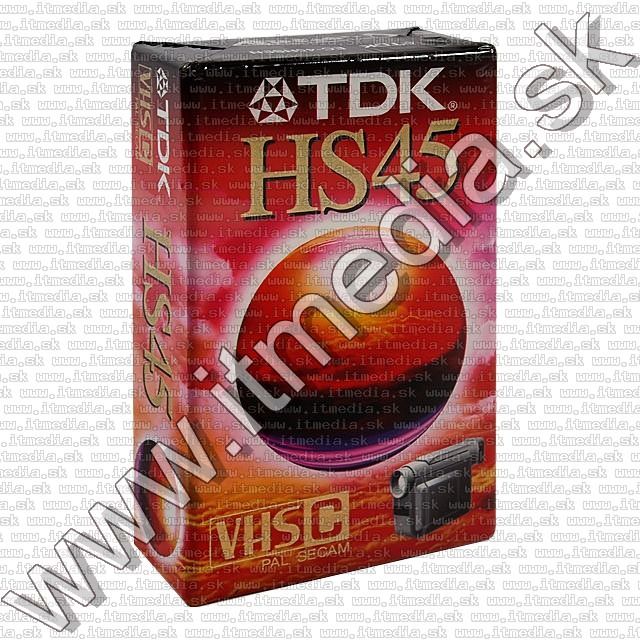Image of TDK VHS-C casette HS45 (IT8324)